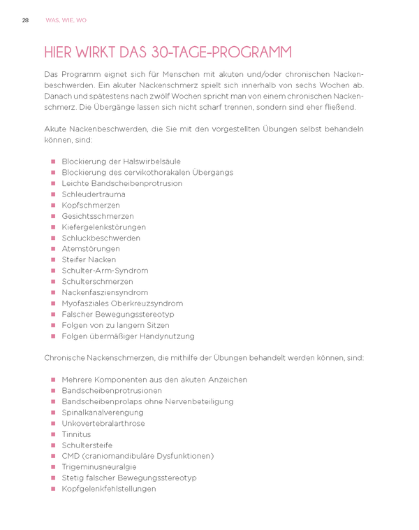 Neck & shoulders - pain-free in 30 days