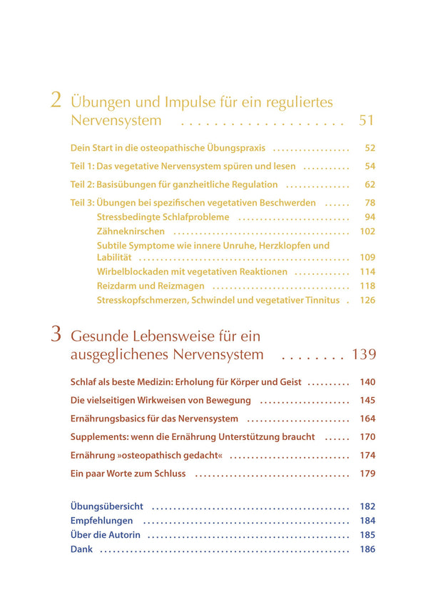 Osteopathie für Zuhause - Nervensystem